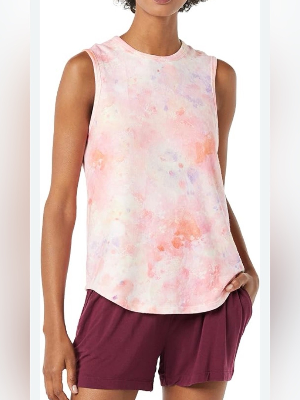 PJ Salvage Tie Dye Melting Canyons  Tank Top
